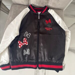 Disney Black and White Minnie Jacket with Red Bow